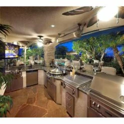 Evo Affinity 30G Built-In Flat-Top Gas Grill – 10-0055 -outdoor kitchen shop 10 0055 LP 4