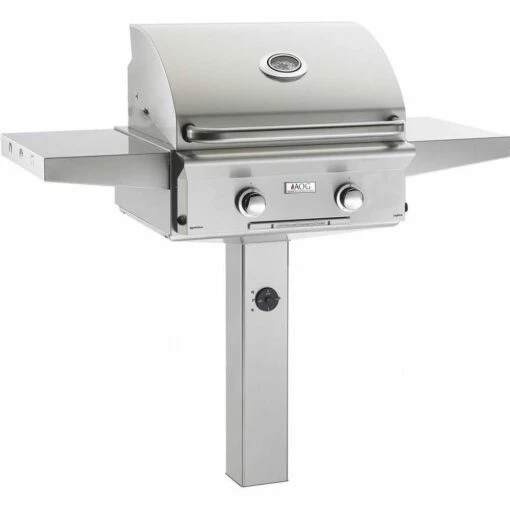 AOG L-Series 24″ Post Grill – 24NGL-00SP -outdoor kitchen shop 24NGL 00SP
