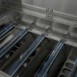 American Made Grill 36″ Muscle Hybrid Built-In Grill – MUS36 14 American Made Grill 36″ Muscle Hybrid Built-In Grill – MUS36 -outdoor kitchen shop AMG American Muscle Grill burners lit