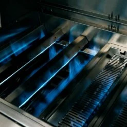 American Made Grill 36″ Muscle Hybrid Built-In Grill – MUS36 15 American Made Grill 36″ Muscle Hybrid Built-In Grill – MUS36 -outdoor kitchen shop AMG American Muscle Grill fuel trays burner covers. lit