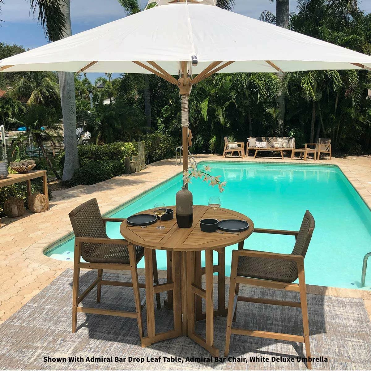 Royal Teak Collection 4-Piece Admiral Bar Set 3 Royal Teak Collection 4-Piece Admiral Bar Set