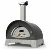 Alfa Ciao M Wood-Fired Counter Top Pizza Oven – Silver Gray – FXCM-LGRI-T-V2