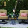 Darlee Elisabeth 3 Piece Cast Aluminum Patio Conversation Seating Set With Swivel Rocker Chairs – End Table With Ice Bucket Insert 1 Darlee Elisabeth 3 Piece Cast Aluminum Patio Conversation Seating Set With Swivel Rocker Chairs – End Table With Ice Bucket Insert -outdoor kitchen shop DAR002SS 1