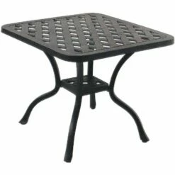 Darlee Santa Monica 5 Piece Cast Aluminum Patio Conversation Seating Set -outdoor kitchen shop DAR005SS 4