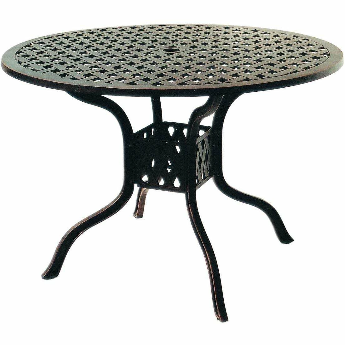 Darlee Nassau 5 Piece Cast Aluminum Patio Dining Set With Round Table 5 Darlee Nassau 5 Piece Cast Aluminum Patio Dining Set With Round Table - Image 3