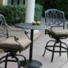 Darlee Elisabeth 3 Piece Cast Aluminum Counter Height Patio Bar Set With Swivel Bar Stools 1 Darlee Elisabeth 3 Piece Cast Aluminum Counter Height Patio Bar Set With Swivel Bar Stools -outdoor kitchen shop DAR009BAR 1