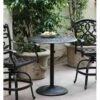 Darlee Santa Monica 3 Piece Cast Aluminum Counter Height Patio Bar Set With Swivel Bar Stools -outdoor kitchen shop DAR017BAR 1
