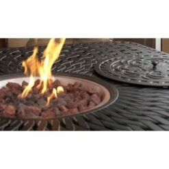 Darlee Florence 9 Piece Cast Aluminum Patio Fire Pit Dining Set – Dining Table With Ice Bucket Insert – Antique Bronze 13 Darlee Florence 9 Piece Cast Aluminum Patio Fire Pit Dining Set – Dining Table With Ice Bucket Insert – Antique Bronze -outdoor kitchen shop DAR022DS 5