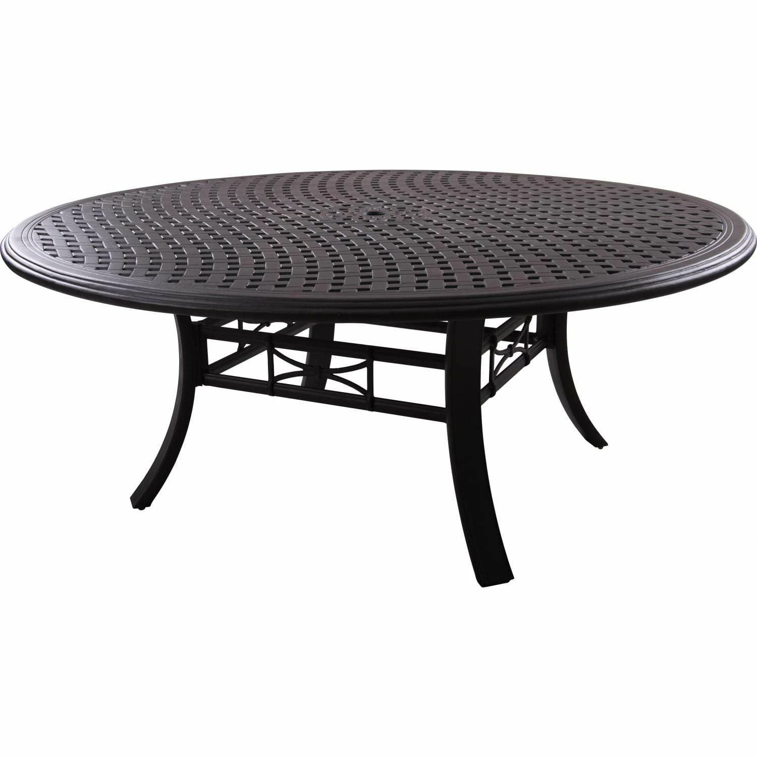 Darlee Elisabeth 9 Piece Cast Aluminum Round Patio Dining Set 4 Darlee Elisabeth 9 Piece Cast Aluminum Round Patio Dining Set - Image 2