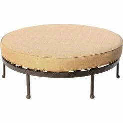 Darlee Santa Anita 5 Piece Cast Aluminum Patio Seating Set With Large Ottoman -outdoor kitchen shop DAR029SS 4