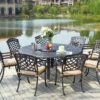 Darlee Sedona 9 Piece Cast Aluminum Patio Dining Set With Lazy Susan – Antique Bronze 1 Darlee Sedona 9 Piece Cast Aluminum Patio Dining Set With Lazy Susan – Antique Bronze -outdoor kitchen shop DAR031DS 1
