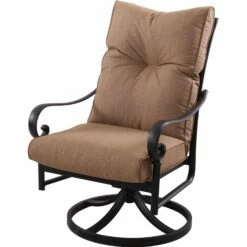 Darlee Santa Anita 7 Piece Cast Aluminum Patio Dining Set With 2 Swivel Rockers 13 Darlee Santa Anita 7 Piece Cast Aluminum Patio Dining Set With 2 Swivel Rockers -outdoor kitchen shop DAR041DS 4