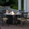 Darlee Capri 7 Piece Cast Aluminum Round Patio Fire Pit Dining Set 2 Darlee Capri 7 Piece Cast Aluminum Round Patio Fire Pit Dining Set -outdoor kitchen shop Darlee Capri 7 Piece Cast Aluminum Round Patio Fire Pit Dining Set