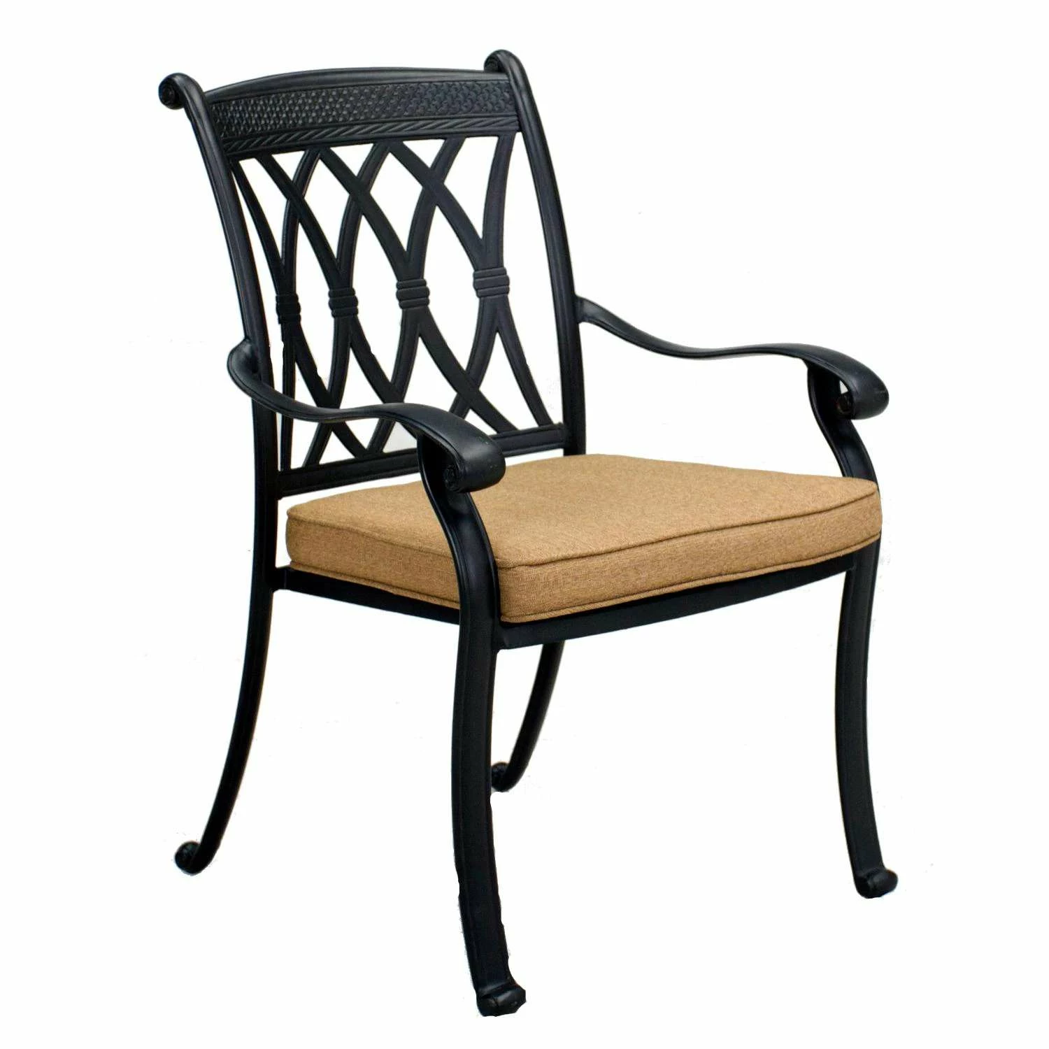 Darlee Capri 9 Piece Cast Aluminum Rectangular Patio Dining Set 4 Darlee Capri 9 Piece Cast Aluminum Rectangular Patio Dining Set - Image 2