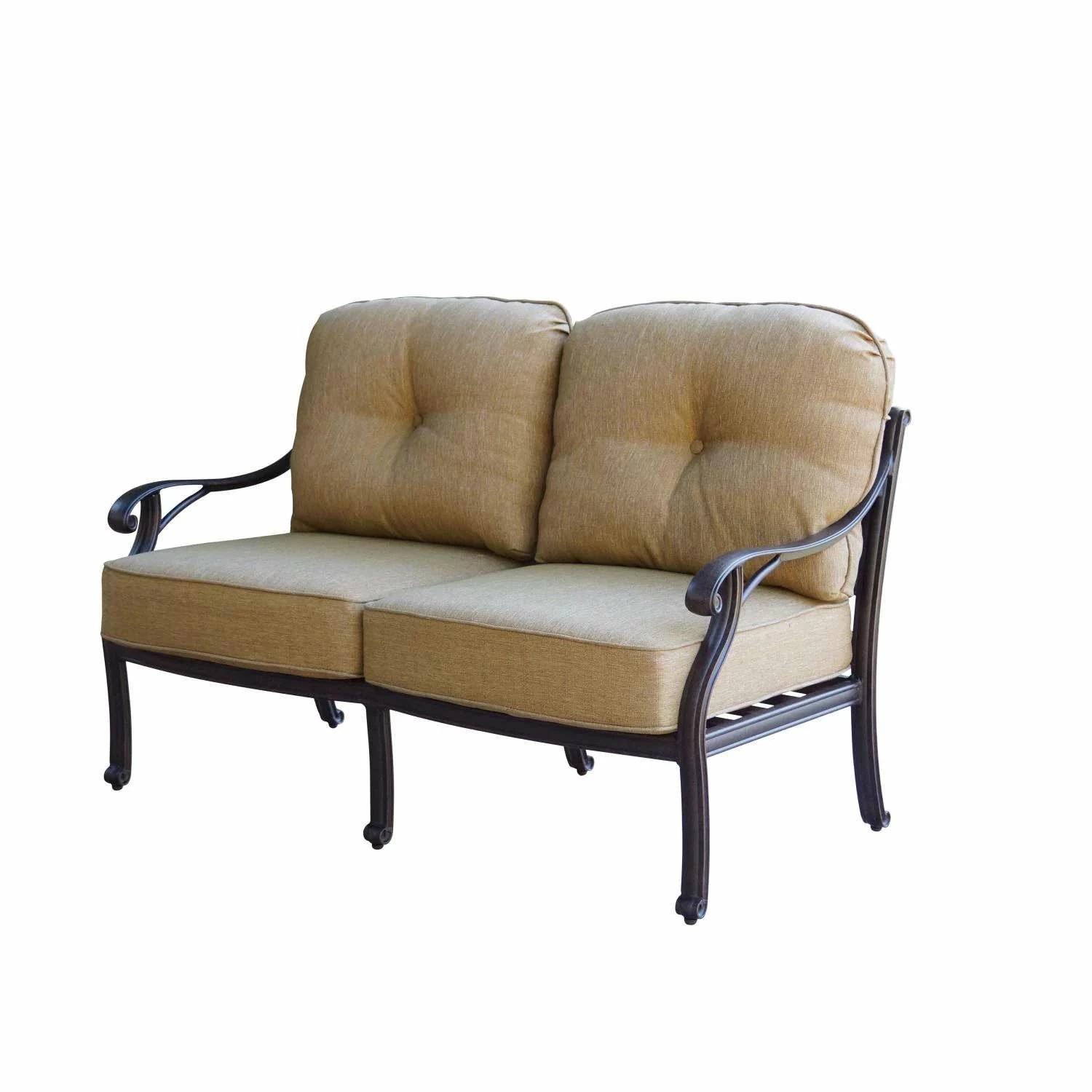 Darlee Nassau 4 Piece Cast Aluminum Patio Conversation Seating Set 4 Darlee Nassau 4 Piece Cast Aluminum Patio Conversation Seating Set - Image 2