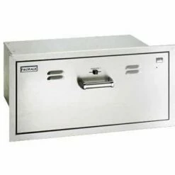 Fire Magic Premium Flush 30-Inch Built-In 110V Electric Stainless Steel Warming Drawer – 53830-SW