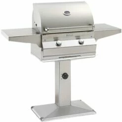 Fire Magic Choice C430i 24-Inch Natural Gas Grill On Patio Post – C430s-RT1N-P6
