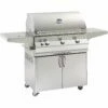 Fire Magic Aurora A540s 30-Inch Freestanding Natural Gas Grill With Analog Thermometer And Single Side Burner – A540s-7EAN-62 -outdoor kitchen shop FIR0030GRILL 1