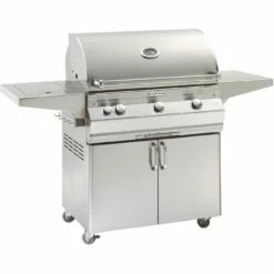 Fire Magic Aurora A540s 30-Inch Freestanding Natural Gas Grill With Analog Thermometer And Single Side Burner – A540s-7EAN-62