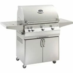 Fire Magic Aurora A660s 30-Inch Freestanding Natural Gas Grill With Analog Thermometer And Single Side Burner – A660s-7EAN-62