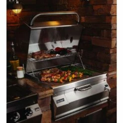 Fire Magic Legacy 24-Inch Built-In Meat Smoker Charcoal Grill – 12-SC01C-A 16 Fire Magic Legacy 24-Inch Built-In Meat Smoker Charcoal Grill – 12-SC01C-A -outdoor kitchen shop FIR0065 2
