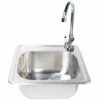 Fire Magic Stainless Steel 15 X 15 Sink With Faucet – 3587 + 3588 -outdoor kitchen shop FIR0073K 1