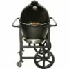 Goldens 20.5″ Kamado Cooker With Handle Cart – 13546 -outdoor kitchen shop Goldens Cooker on Handle Cart 1