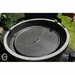 Goldens 20.5″ Kamado Cooker With Handle Cart – 13546 -outdoor kitchen shop Goldens Searing Plate 2