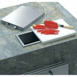 Lynx Professional Countertop Trash Chute With Cutting Board And Cover – L18TS