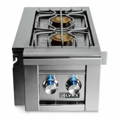 Lynx Professional Cart Mounted Double Side Burner – LCB2-3