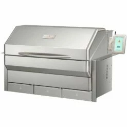 Memphis Grills 39″ Elite ITC3 WiFi Built-In Pellet Grill – VGB0002S -outdoor kitchen shop Memphis Grills 39 Elite ITC3 WiFi Built In Pellet Grill Close Side