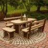 Finch 5-Piece Mission Dining Set 1 Finch 5-Piece Mission Dining Set -outdoor kitchen shop Mission 5pc Set 03