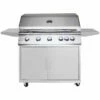 RCS Premier Series 40-Inch Freestanding Propane Gas Grill With Lighting Package – RJC40AL-LP + RJCLC -outdoor kitchen shop RJC40AL Cart 1