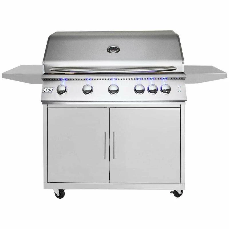 RCS Premier Series 40-Inch Freestanding Propane Gas Grill With Lighting Package – RJC40AL-LP + RJCLC 3 RCS Premier Series 40-Inch Freestanding Propane Gas Grill With Lighting Package – RJC40AL-LP + RJCLC