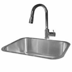 RCS 23 X 18 18-Gauge Stainless Steel Undermount Sink With Hot/Cold Faucet – RSNK2