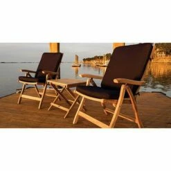 Royal Teak Collection 3-Piece Conversation Set