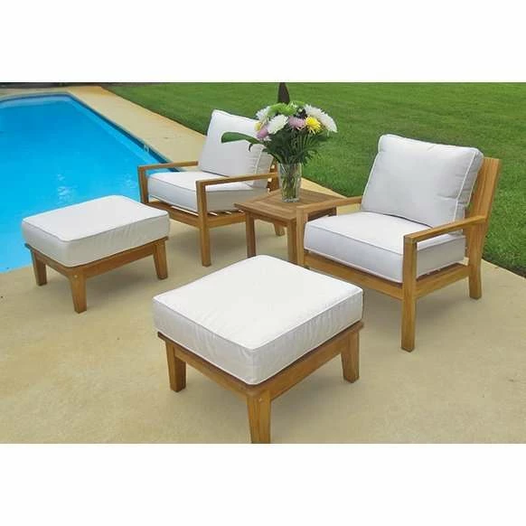 Royal Teak Collection 5-Piece Conversation Set 3 Royal Teak Collection 5-Piece Conversation Set