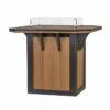 Finch SummerSide 45 3/4″ X 48″ Bar Height Fire Table -outdoor kitchen shop SummerSide 4x4 Bar Fire Table 01