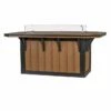 Finch SummerSide 45 3/4″ X 72″ Dining Height Fire Table -outdoor kitchen shop SummerSide 4x6 Dining Fire Table 01