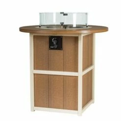 Finch SummerSide 42″ Round Bar Height Fire Table