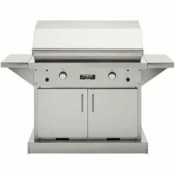 TEC Patio FR 44-Inch Freestanding Infrared Grill On Stainless Cabinet