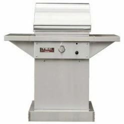 TEC Sterling Patio FR 26-Inch Freestanding Infrared Grill On Stainless Pedestal