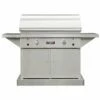 TEC Sterling Patio FR 44-Inch Freestanding Infrared Grill On Stainless Cabinet -outdoor kitchen shop TEC Sterling Patio FR 44FS