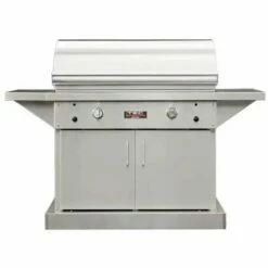 TEC Sterling Patio FR 44-Inch Freestanding Infrared Grill On Stainless Cabinet