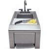 Alfresco 14″ Prep And Wash Sink – ASK-T -outdoor kitchen shop alf0121sin 1