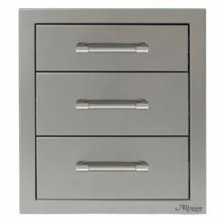 Alfresco 17″ Triple Access Drawer – AXE-3DR-SC