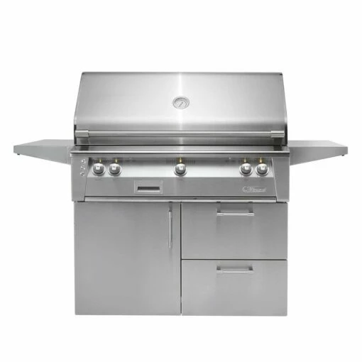 Alfresco ALXE 42″ Freestanding Grill – ALXE-42C -outdoor kitchen shop alfresco alxe 42cd closed