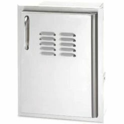 AOG 14″ Louvered Single Access Door With Tank Tray 20-14-SSDV