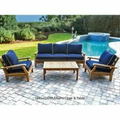 Royal Teak Collection 4-Piece Miami Conversation Set