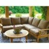 Royal Teak Collection 4 Piece Miami Sectional Set -outdoor kitchen shop royalteak 4pcsectional set 01